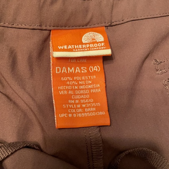 Weatherproof Garment Company Brown (Bark) Sz 14 … - Picture 3 of 5